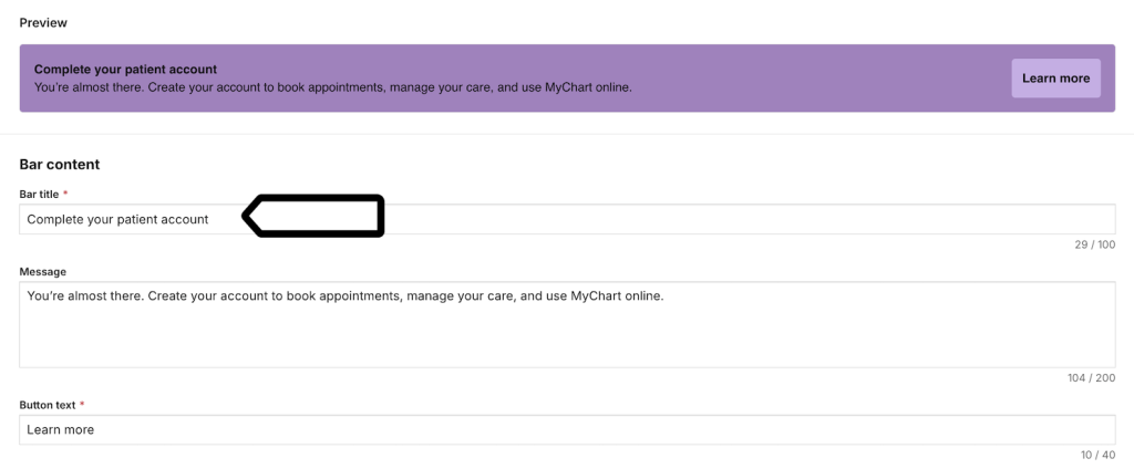 message setup in funnel recovery in Piwik PRO Analytics
 